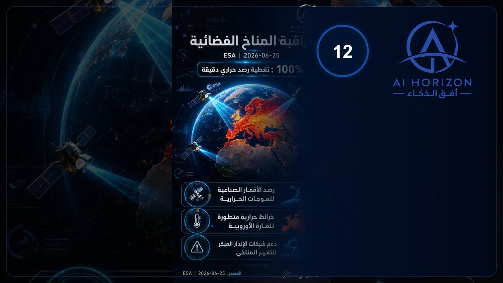 أقمار أوروبية ترصد موجات الحر