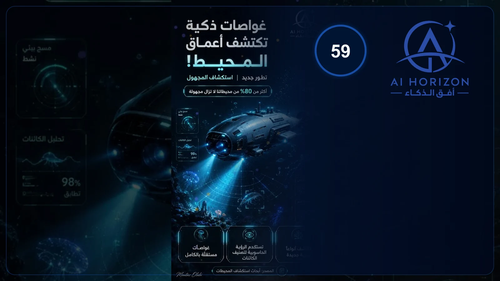 غواصات ذكية تكتشف أعماق المحيط! 🌊🦑