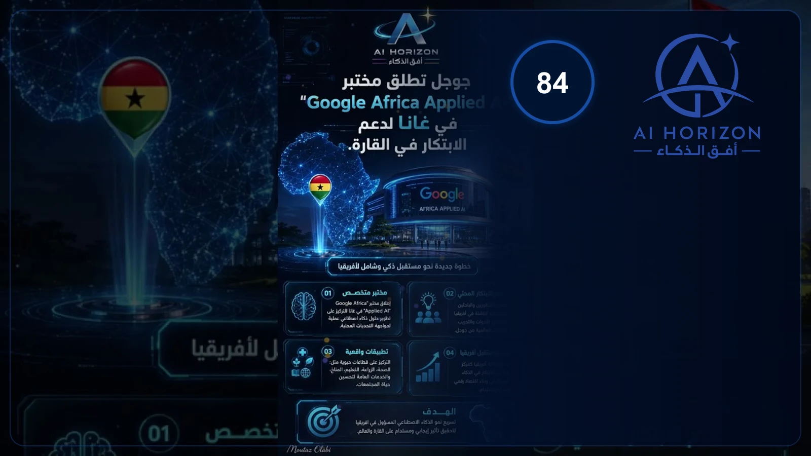 جوجل تطلق مختبر "Google Africa Applied AI" في غانا لدعم الابتكار في القارة.